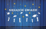 DEKORACJA SZKOLNA  - SIĘGAJCIE GWIAZD...! - DUŻA XXL