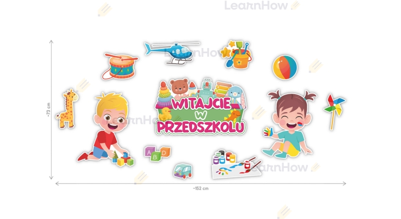 DEKORACJE SZKOLNE - WITAJCIE W PRZEDSZKOLU (12 szt., jednostronne) - LH-DSZ29_min_04.jpg