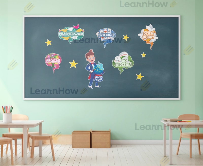 DEKORACJE KLASOWE - MAGICZNE SŁOWA 01 (11 szt., jednostronne) - LH-DK06_min_04.jpg