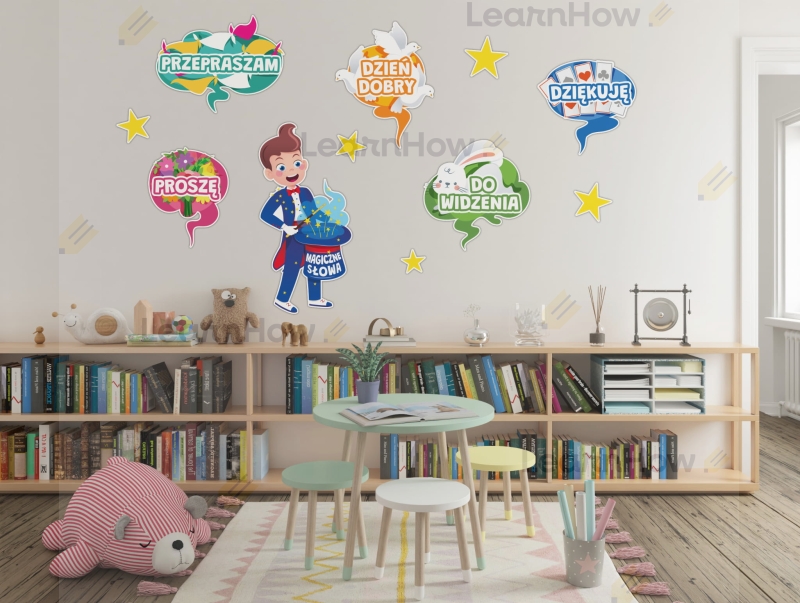 DEKORACJE KLASOWE - MAGICZNE SŁOWA 01 (11 szt., jednostronne) - LH-DK06_min_05.jpg