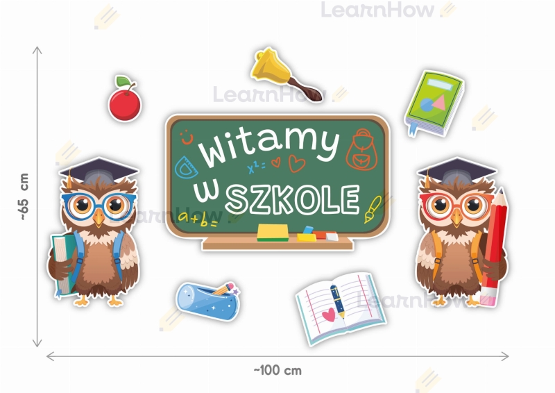 DEKORACJE SZKOLNE - WITAMY W SZKOLE (8 szt., jednostronne) - LH-DSZ43_min_02.jpg