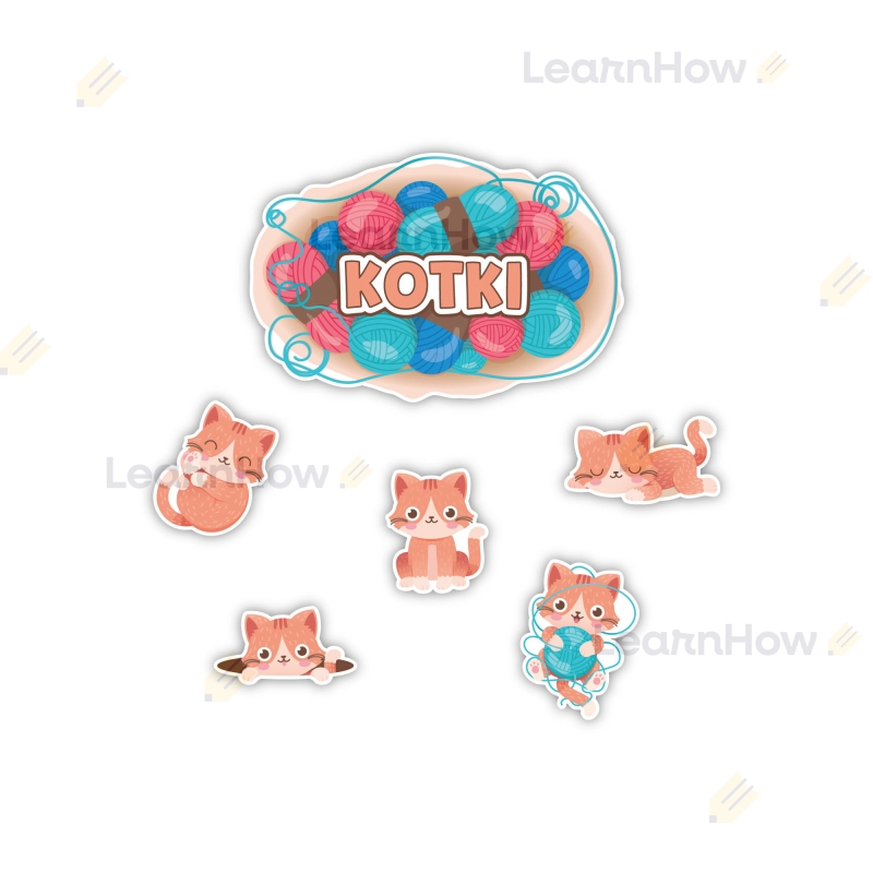 DEKORACJE KLASOWE - GRUPA KOTKI (6 szt., jednostronne) - LH-DK09_min_01.jpg