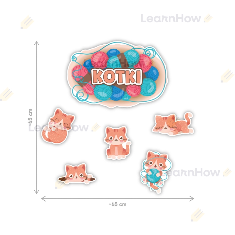 DEKORACJE KLASOWE - GRUPA KOTKI (6 szt., jednostronne) - LH-DK09_min_02.jpg