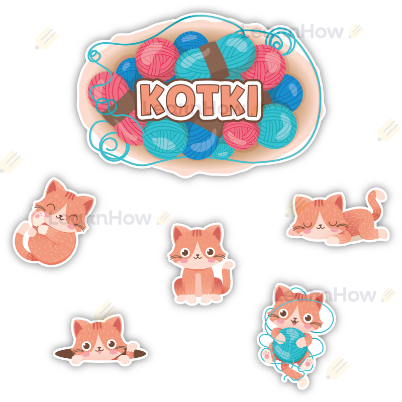 DEKORACJE KLASOWE - GRUPA KOTKI (6 szt., jednostronne) - LH-DK09_min_00.png