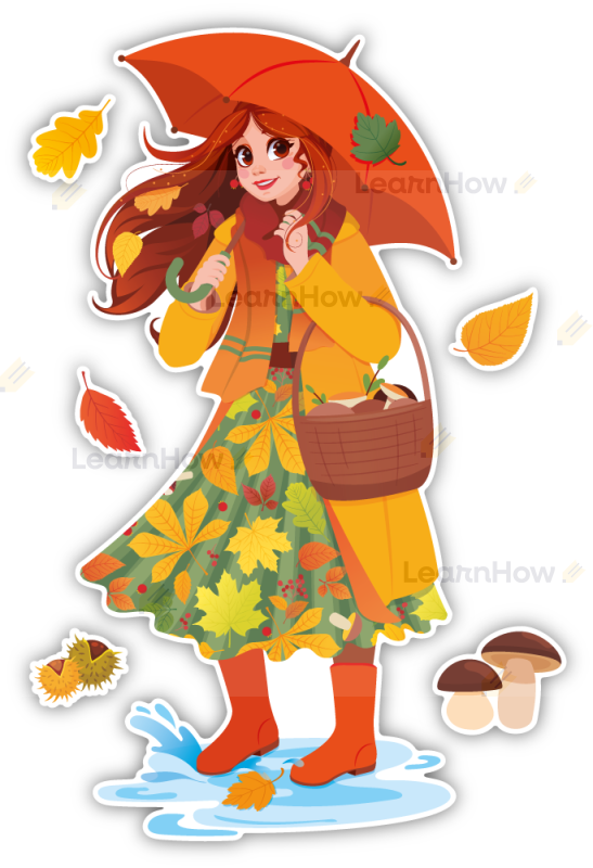 DEKORACJE JESIENNE - PANI JESIEŃ Z PARASOLEM (6 szt., jednostronne) - LH-DJ21_min_00.png