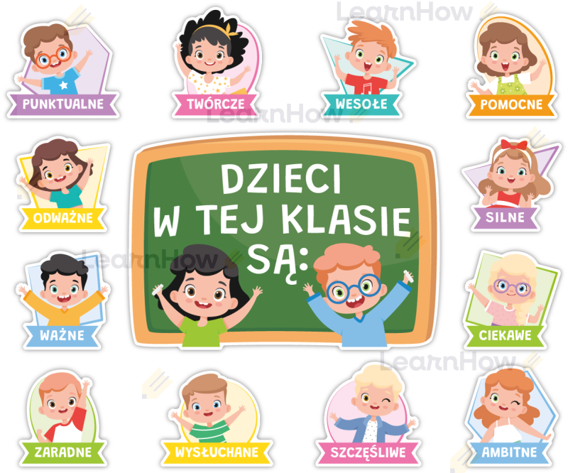 DEKORACJE KLASOWE - DZIECI W TEJ KLASIE 01 (13 szt., jednostronne) - LH-DK13_min_00.png