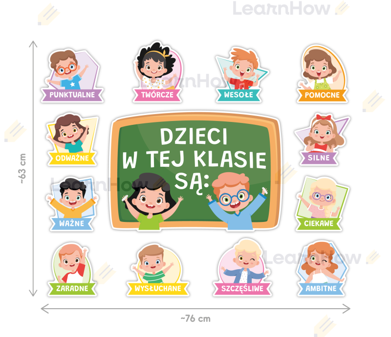 DEKORACJE KLASOWE - DZIECI W TEJ KLASIE 01 (13 szt., jednostronne) - LH-DK13_min_02.png