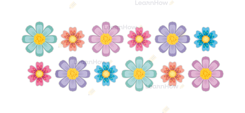 DEKORACJE WIOSENNE - KWIATY 3D (12 szt., dwustronne) - LH-DW56_min_01.png