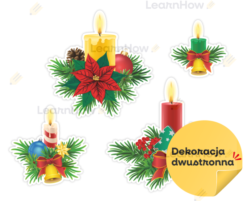DEKORACJE ŚWIĄTECZNE - STROIKI (4 szt., dwustronne) - LH-DS22_min_00A.png