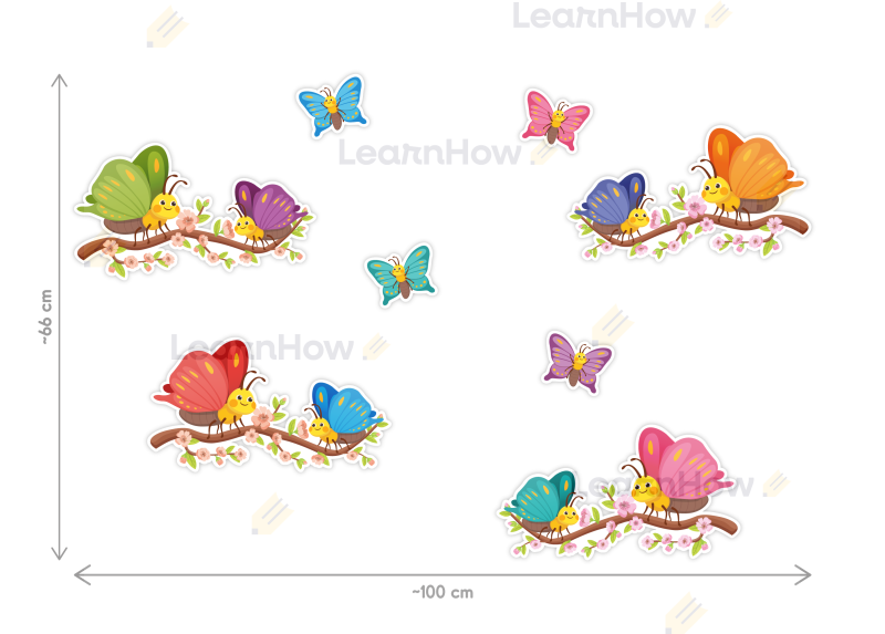 DEKORACJE WIOSENNE - MOTYLE NA GAŁĘZI (8 szt., dwustronne) - LH-DW62_min_02.png