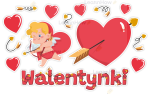 DEKORACJA OKOLICZNOŚCIOWA - WALENTYNKI (14 szt.)