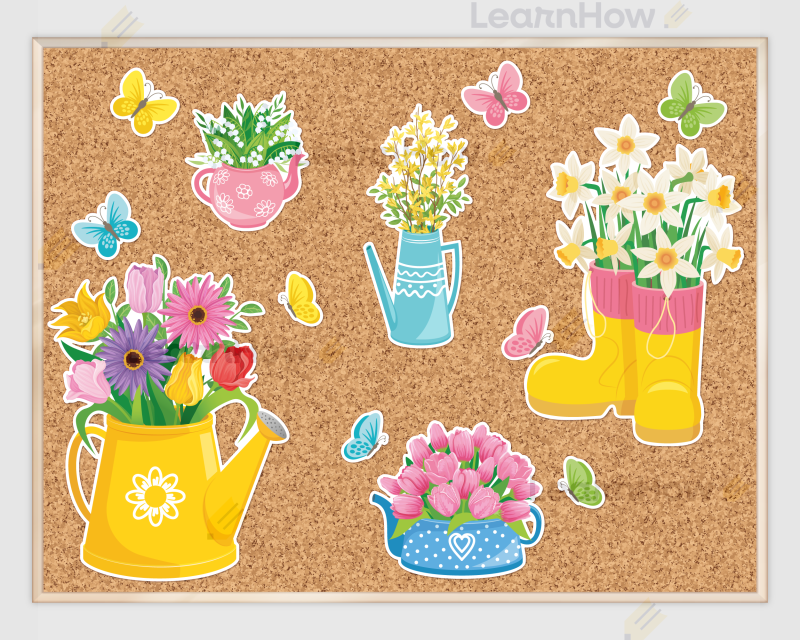 DEKORACJE WIOSENNE - KWIATKI W KONEWKACH (13 szt., dwustronne) - LH-DW69_min_03.png