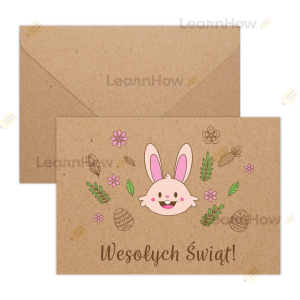 KOPERTA KRAFT - WESOŁYCH ŚWIĄT - WIELKANOC