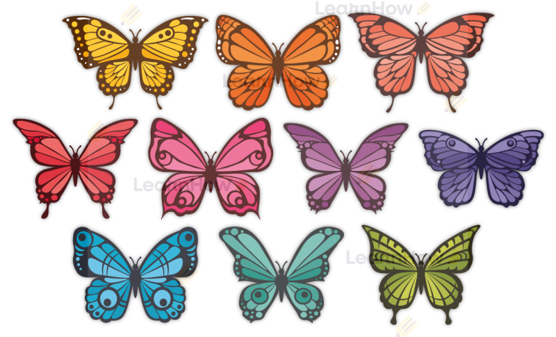 DEKORACJE WIOSENNE - MOTYLE 3D XL (20 szt., dwustronne) - LH-DW55_min_00.png