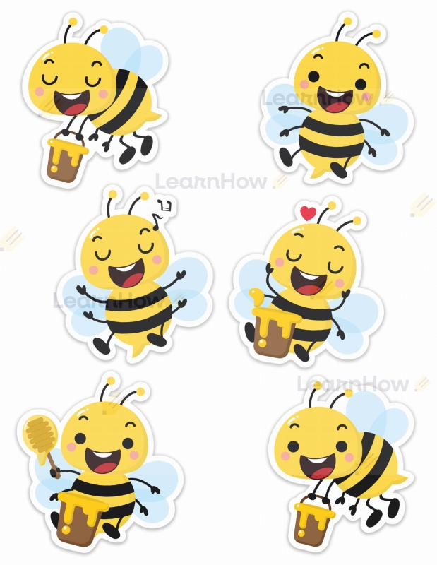 Dekoracja wiosenna pszczoły, dekoracja szkolna, szkolne ozdoby