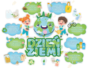 DEKORACJA OKOLICZNOŚCIOWA - DZIEŃ ZIEMI (JAK DBAĆ O ZIEMIĘ)