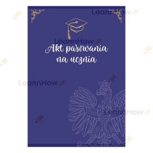 AKT PASOWANIA NA UCZNIA (TECZKA) - BIRET (A4+)