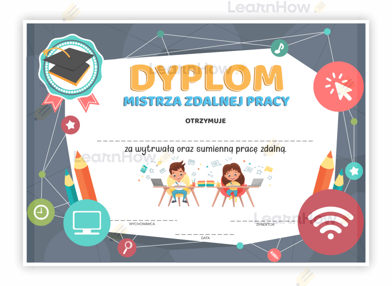 Dyplom za sumienną pracę zdalną mistrza pracy zdalnej.png