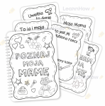 KSIĄŻKA DZIEŃ MAMY - POZNAJ MOJĄ MAMĘ (13 stron A4) 