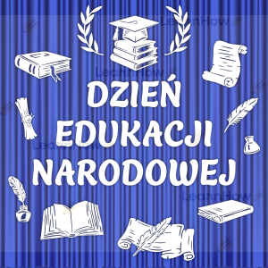  DEKORACJA SZKOLNA - DZIEŃ EDUKACJI NARODOWEJ - BIAŁA (35 elementów)