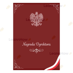TECZKA ABSOLWENTA - NAGRODA DYREKTORA - BORDOWA (A4+)