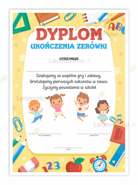 Dyplom ukończenia zerówki, zakończenie zerówki.png