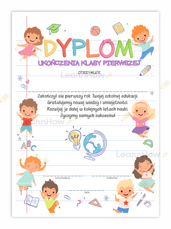 Dyplom ukończenia klasy pierwszej zeszyt - dyplomy szkolne.png