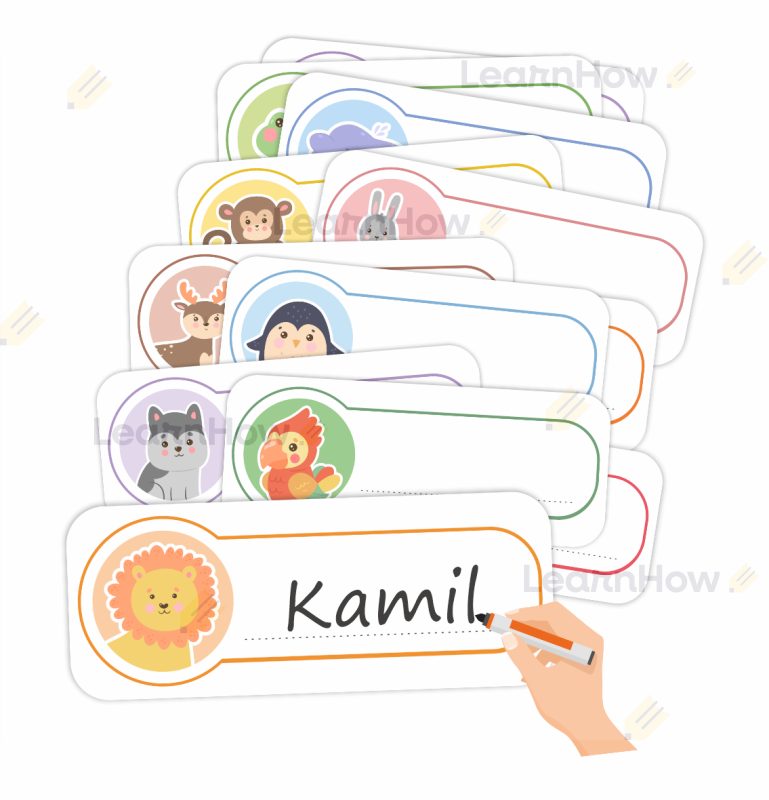 Znaczki do szatni dla dzieci - znaczki na szafki do przedszkola, organizacja przedszkola.png