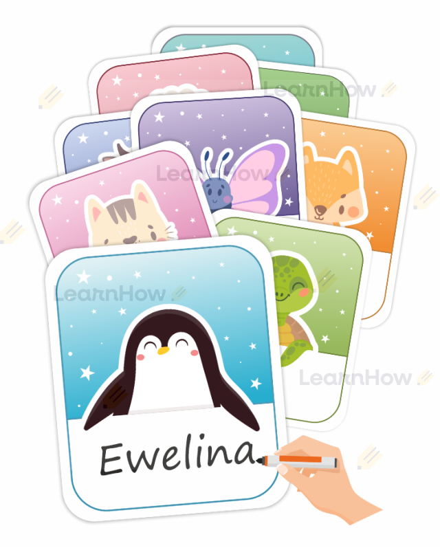 Znaczki do szatni dla dzieci duży pakiet 40 sztuk, organizacja przedszkola.png