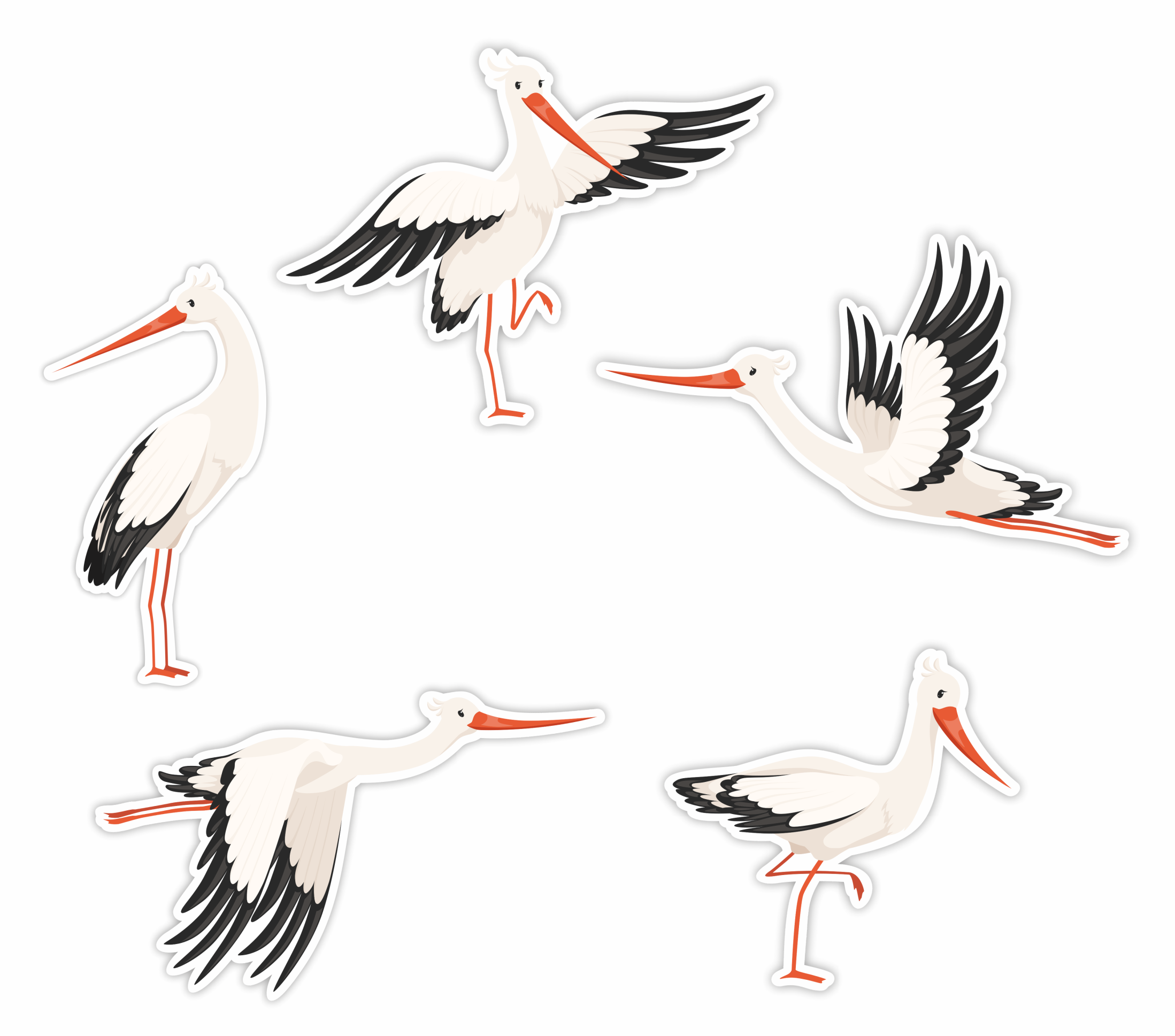 Dekoracja bociany, dekoracje do żłobka, dekoracje do przedszkola, dekoracje baby shower, dekoracja bociany