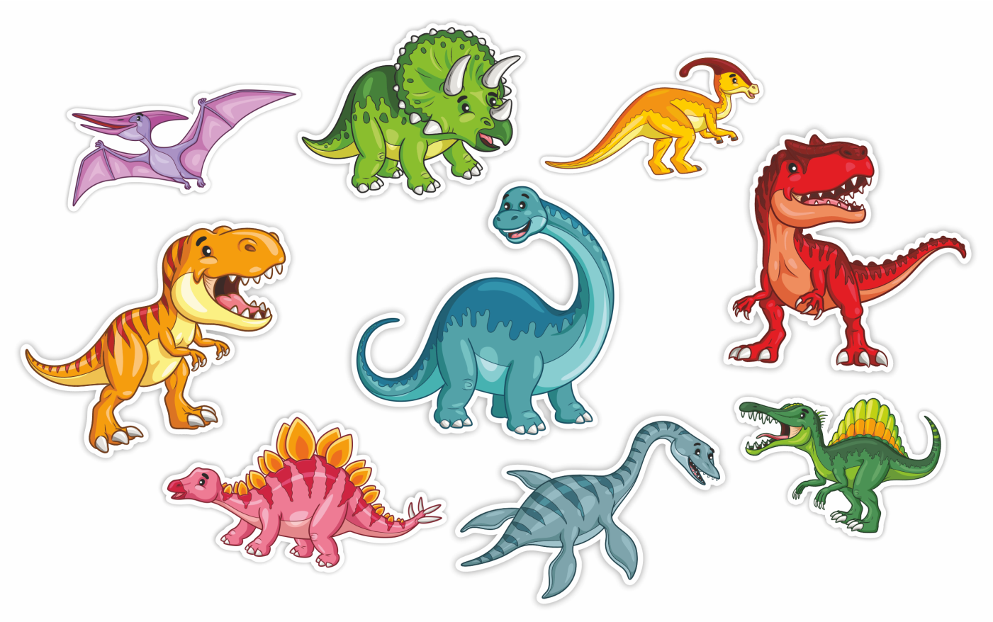 Dzień dinozaura, dekoracja do pokoju dziecka, dekoracyjne dinozaury