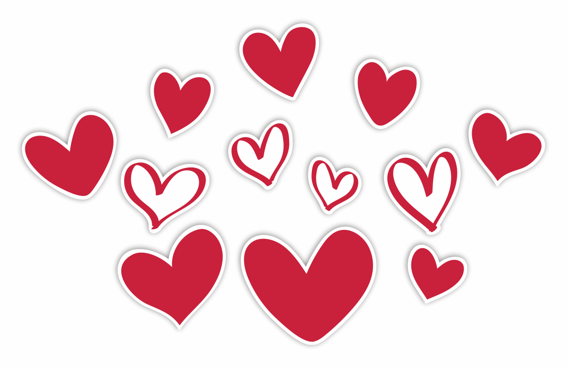 walentynki, dekoracja walentynkowa, gazetka szkolna, dekoracja na gazetkę szkolną, dekoracja, serca, serduszka