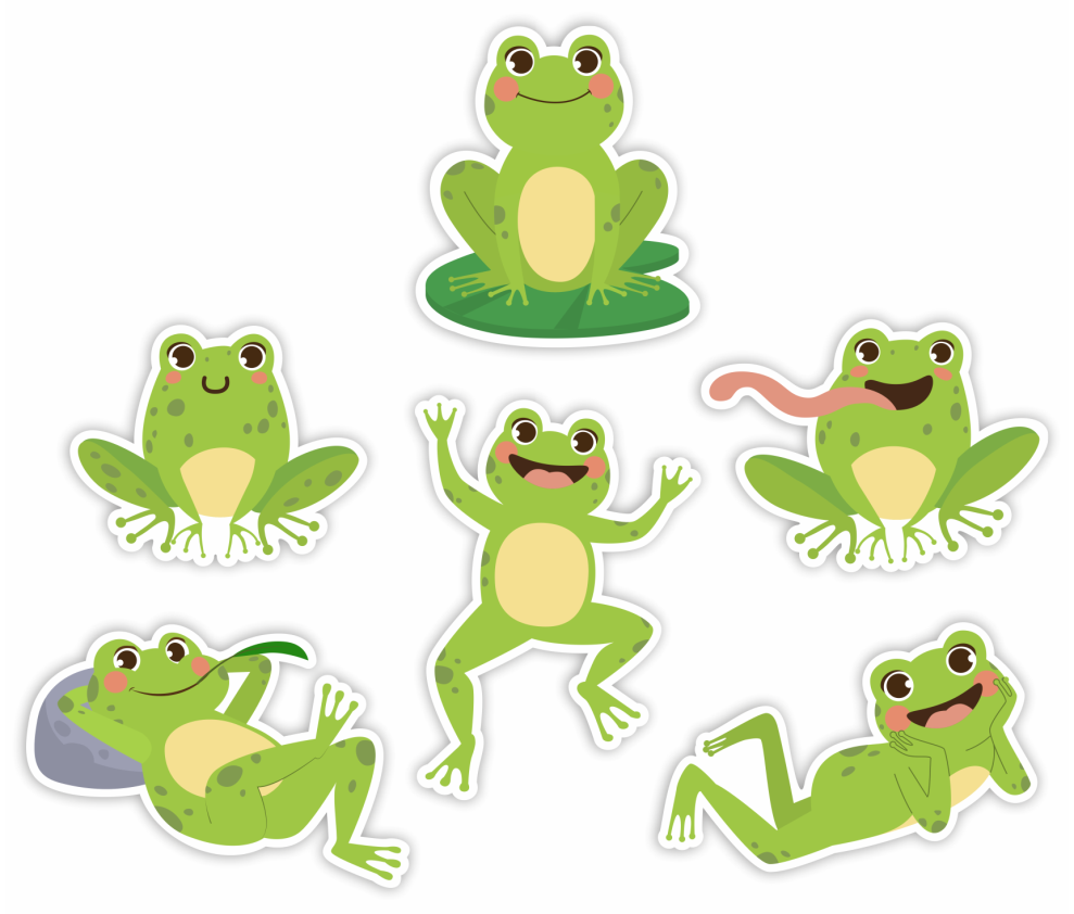 Dekoracja żabki, dekoracje do żłobka, dekoracje do przedszkola, do szkoły, grupa żabki