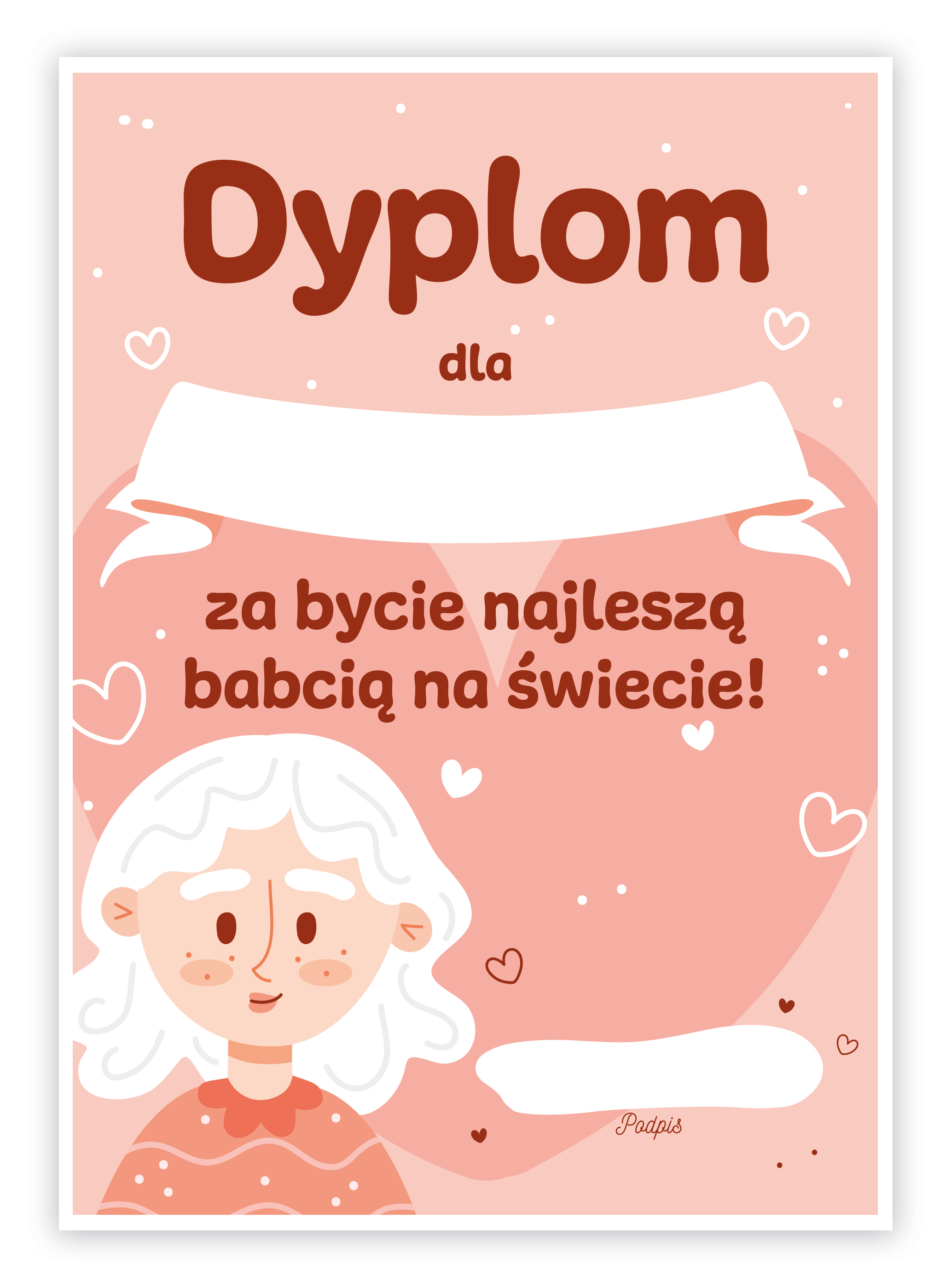 Dyplom urodzinowy, urodzinki, urodziny w przedszkolu, dyplom z okazji  urodzin