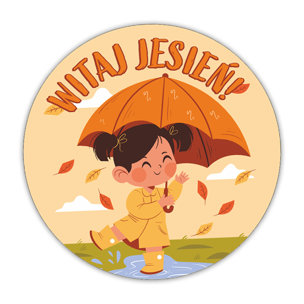 witaj jesień, naklejki jesienne, przywitanie jesieni