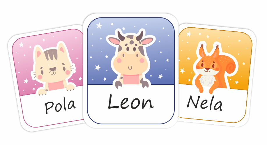 Znaczki do szatni  - przedszkolne i szkolne znaczki do organizacji szatni oraz szafek