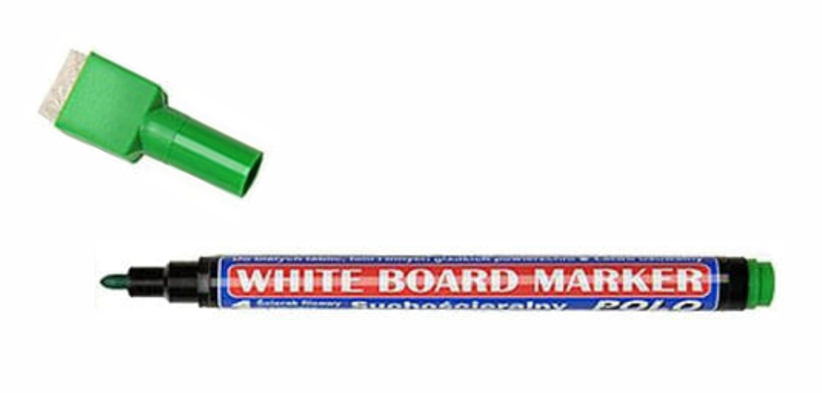 marker suchościeralny niebieski, marker do zmazywania, marker do ścierania, marker z gąbką